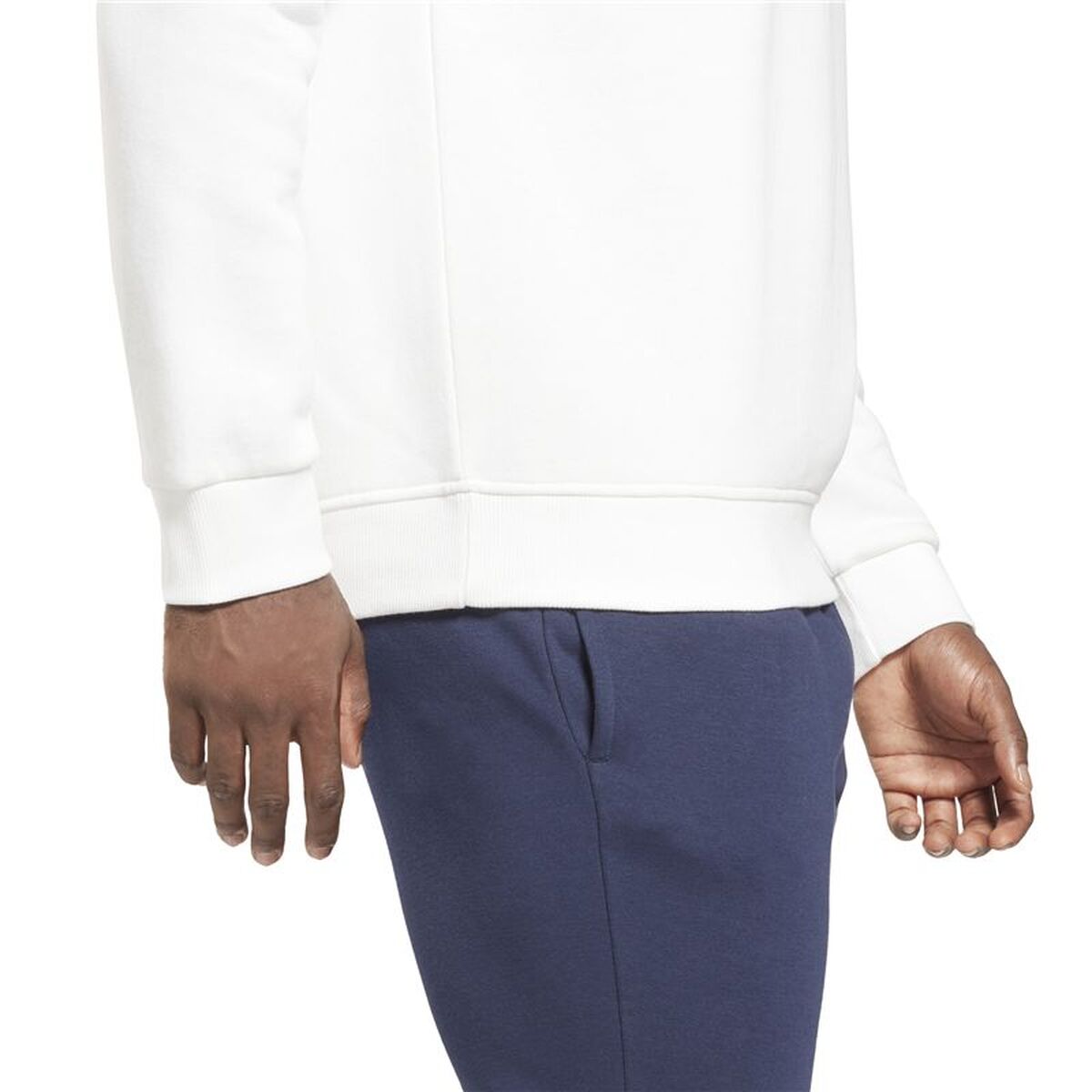 Ανδρικό Φούτερ χωρίς Κουκούλα Reebok Identity Arch Logo Fleece Λευκό
