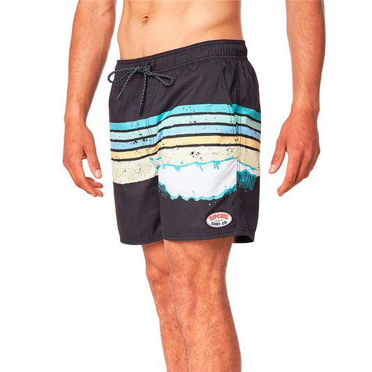 Ανδρικά Μαγιό Rip Curl Framed Volley Μαύρο