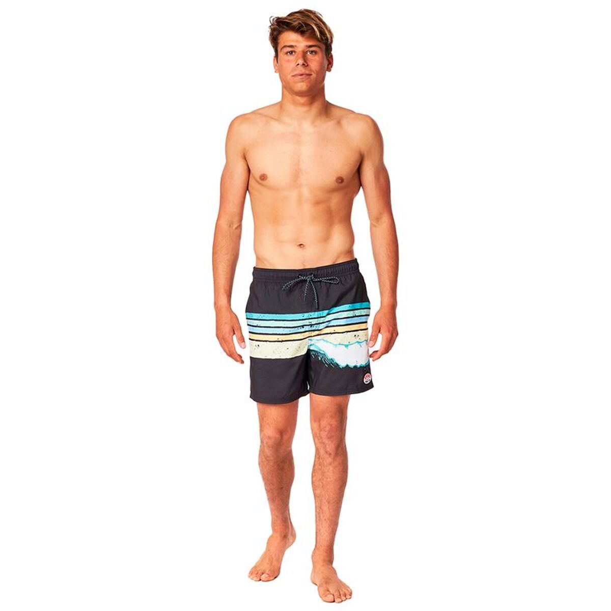 Ανδρικά Μαγιό Rip Curl Framed Volley Μαύρο
