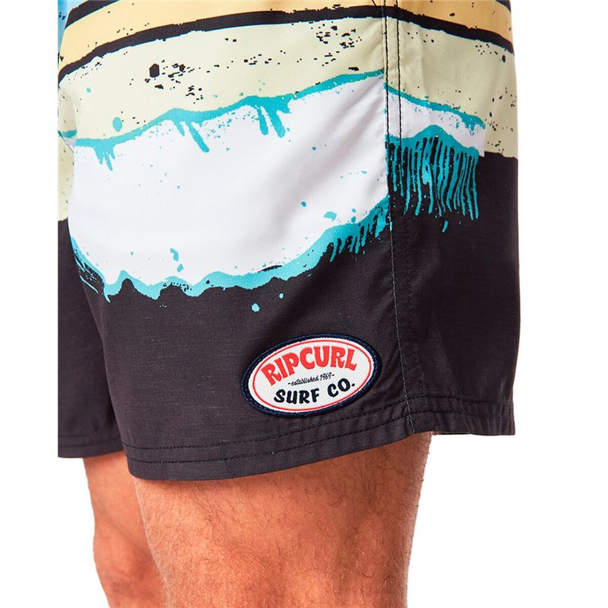 Ανδρικά Μαγιό Rip Curl Framed Volley Μαύρο