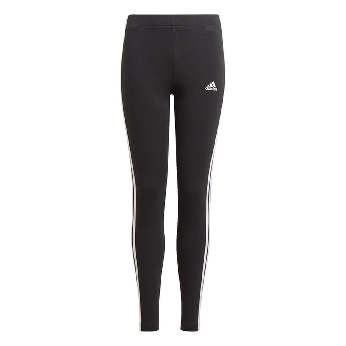 Αθλητικά Κολάν για Παιδιά Adidas Essentials 3 Bandas Μαύρο