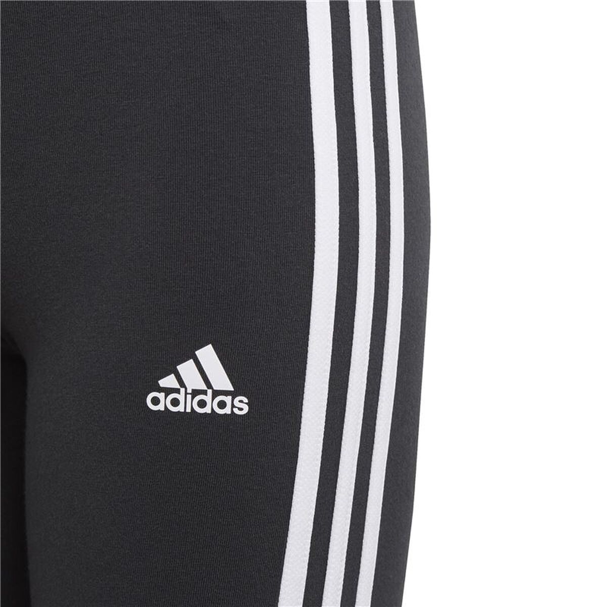 Αθλητικά Κολάν για Παιδιά Adidas Essentials 3 Bandas Μαύρο
