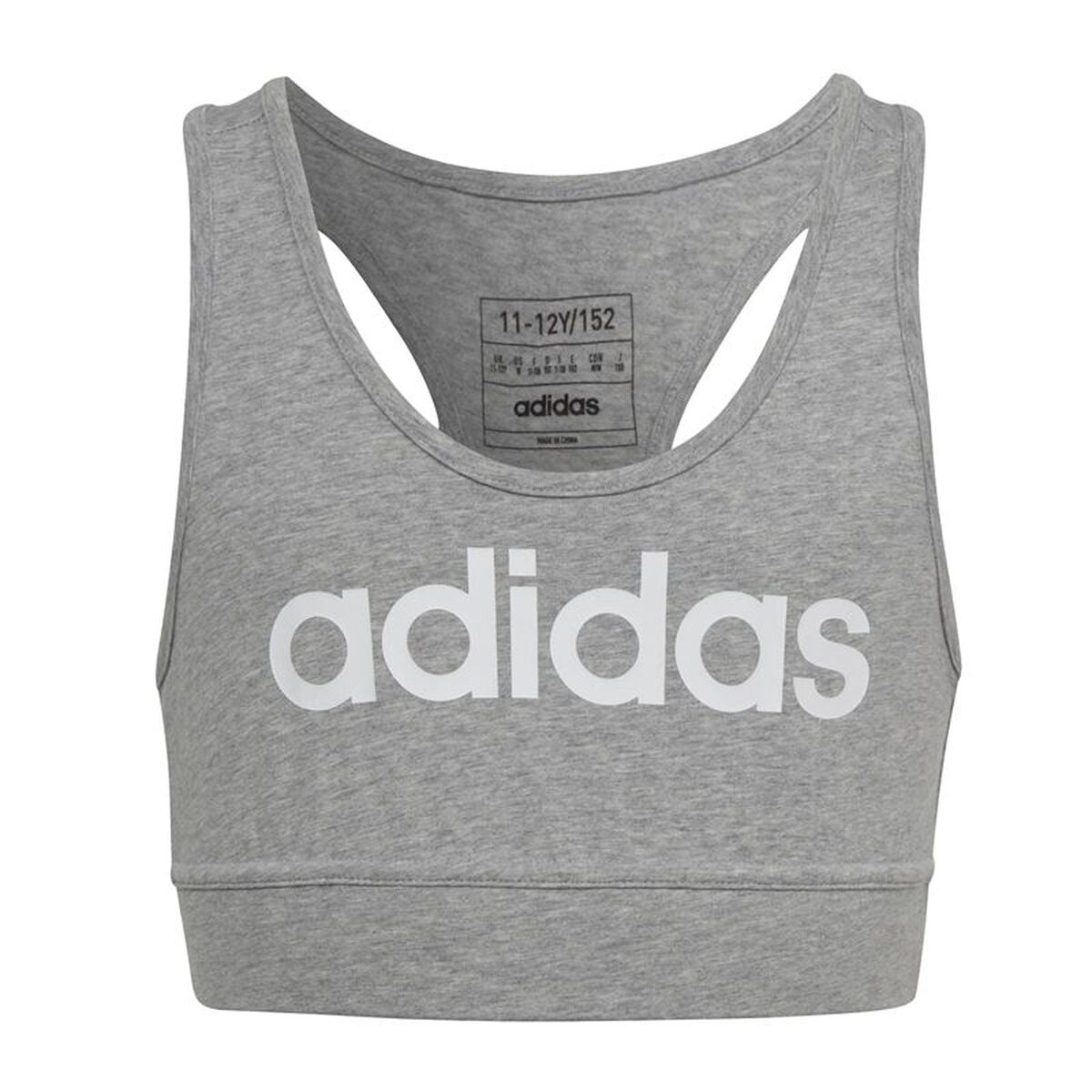 Γυναικεία Tank Top Adidas Essentials Linear Logo Γκρι