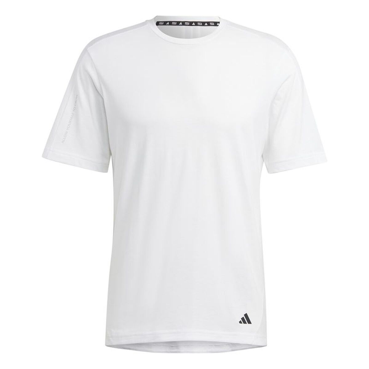 Ανδρική Μπλούζα με Κοντό Μανίκι Adidas Base Λευκό