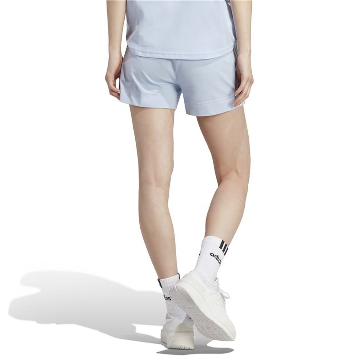 Γυναικεία Αθλητικά Σορτς Adidas 3S Sj Ανοιχτό Μπλε