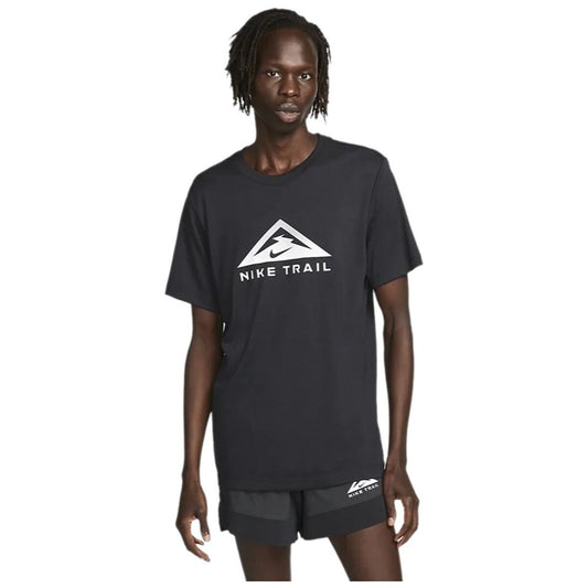 Ανδρική Μπλούζα με Κοντό Μανίκι Nike Μαύρο