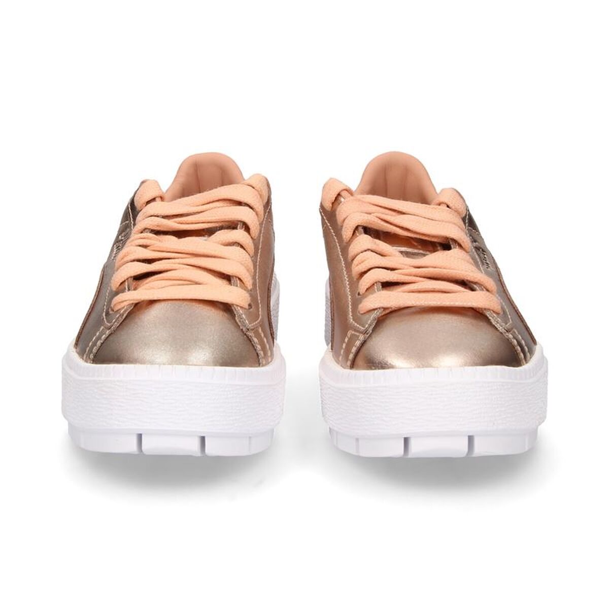 Γυναικεία Αθλητικά Παπούτσια Puma Basket Platform Trace Luxe Καφέ