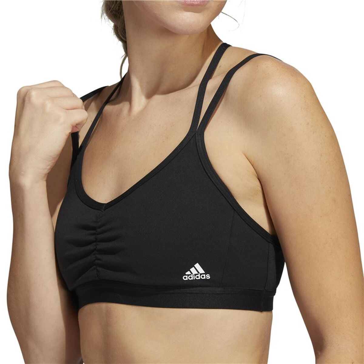 Αθλητικό σουτιέν Adidas Μαύρο