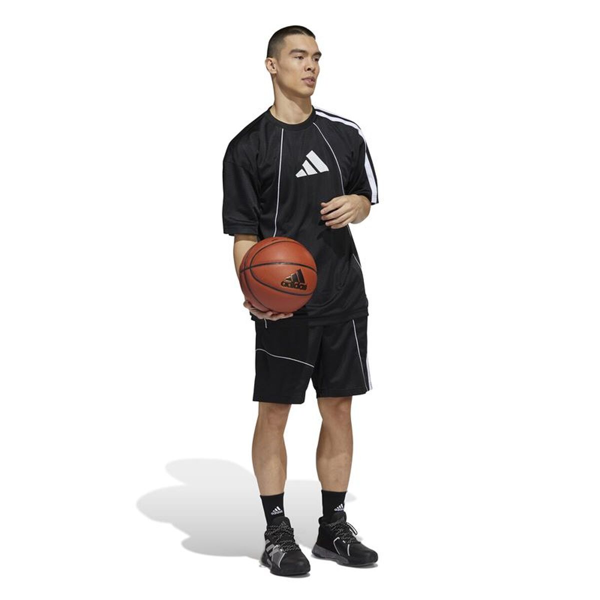 Ανδρική Μπλούζα με Κοντό Μανίκι Adidas Creator 365 Μαύρο