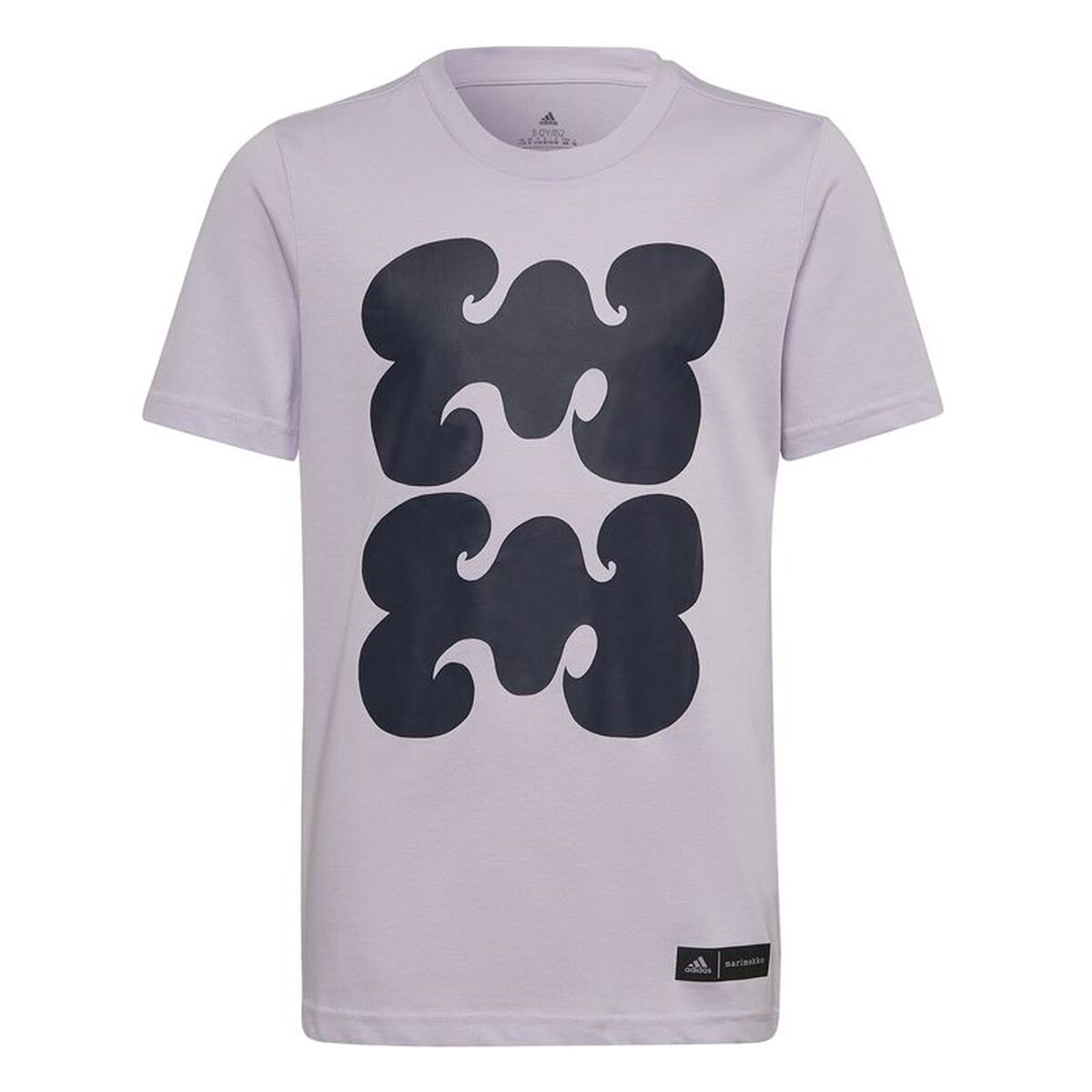 Παιδικό Μπλούζα με Κοντό Μανίκι Adidas Marimekko Δαμασκηνί