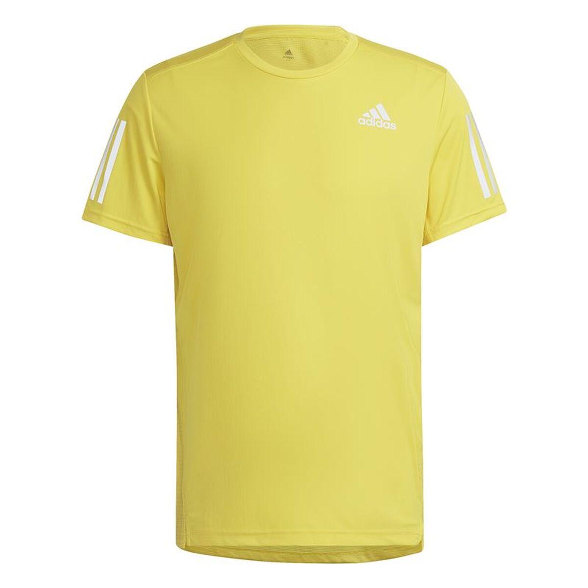 Ανδρική Μπλούζα με Κοντό Μανίκι Adidas Κίτρινο