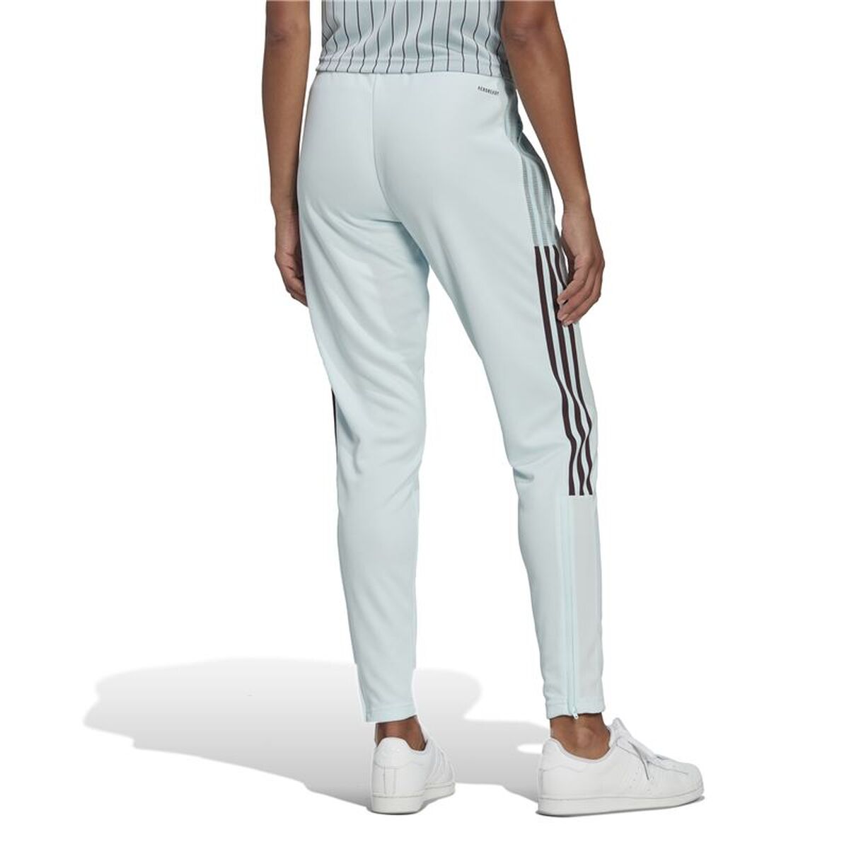 Μακρύ Αθλητικό Παντελόνι Adidas Ανοιχτό Κυανό Γυναίκα
