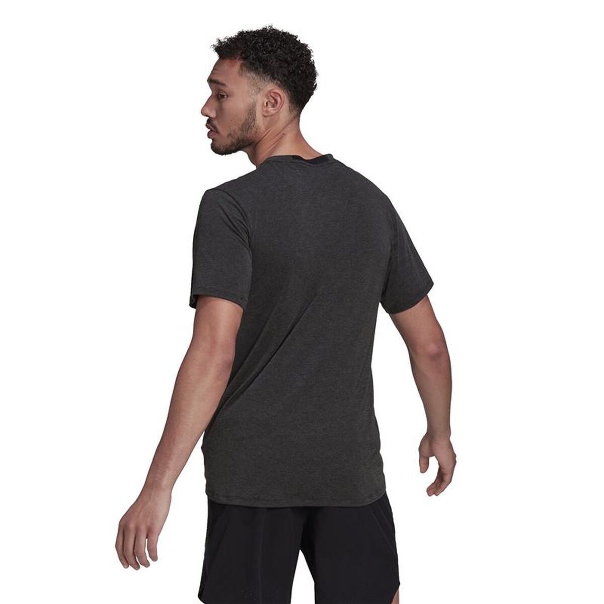 Ανδρική Μπλούζα με Κοντό Μανίκι Adidas M D4T Μαύρο