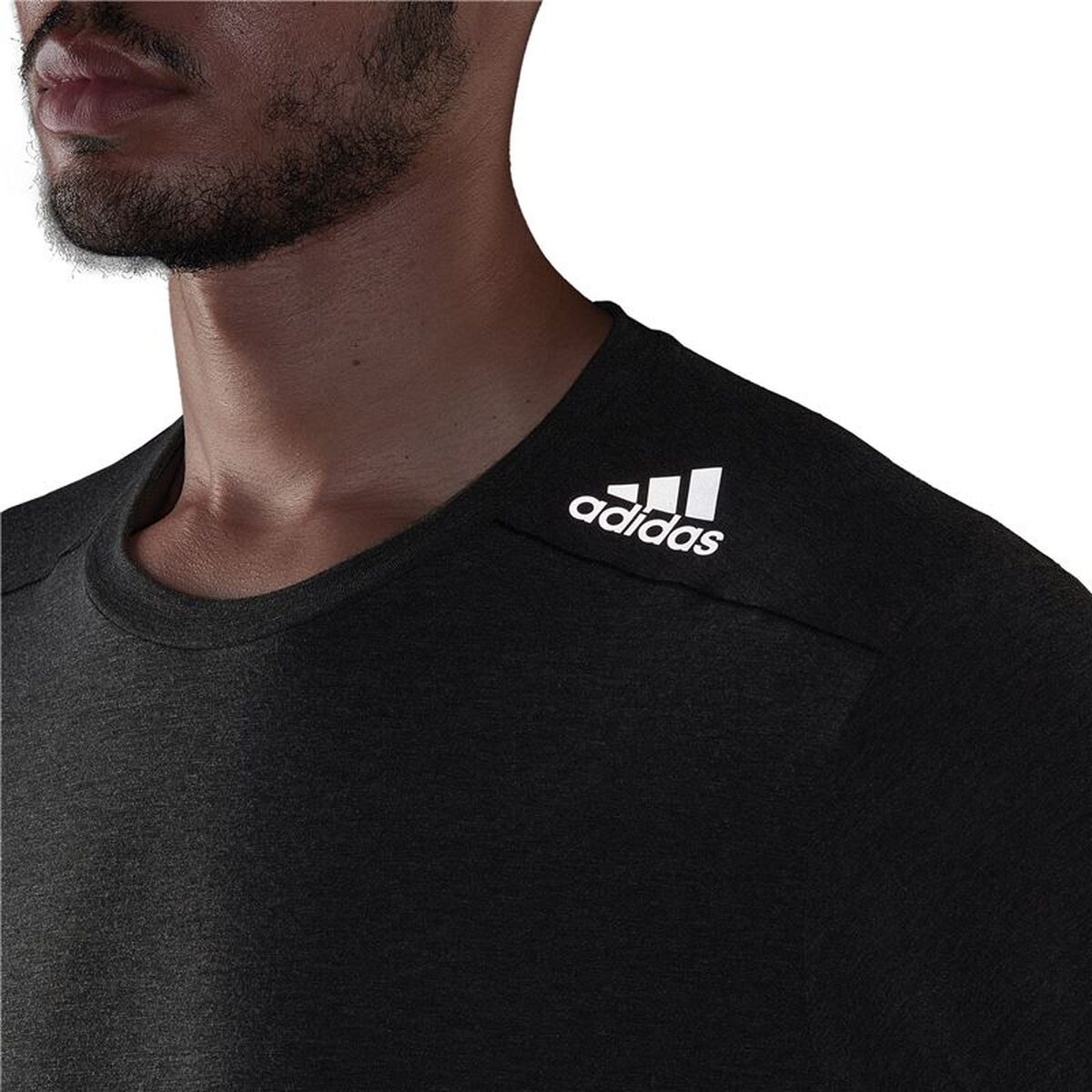 Ανδρική Μπλούζα με Κοντό Μανίκι Adidas M D4T Μαύρο