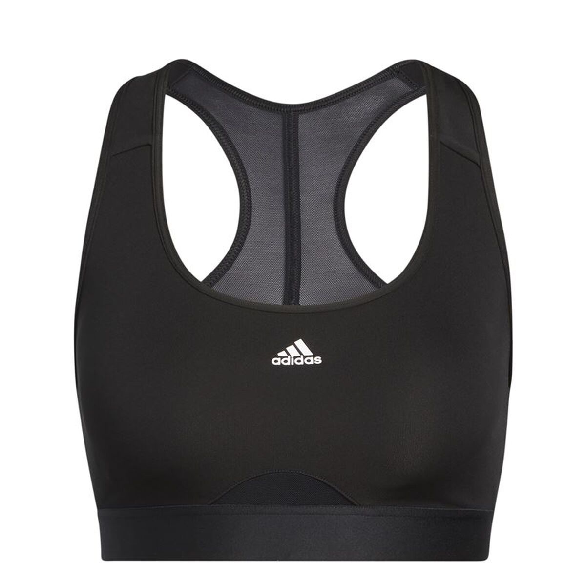 Αθλητικό σουτιέν Adidas Pwr Ms Pd Μαύρο