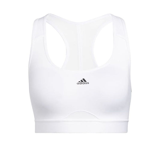 Αθλητικό σουτιέν Adidas Pwr Ms Pd Λευκό