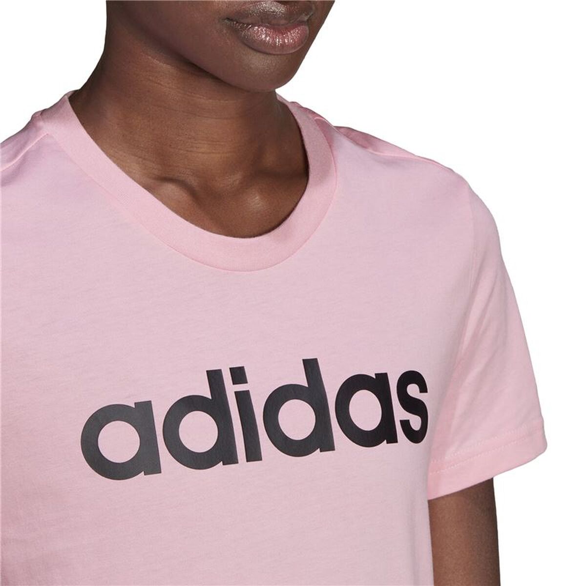Γυναικεία Μπλούζα με Κοντό Μανίκι Adidas Ροζ