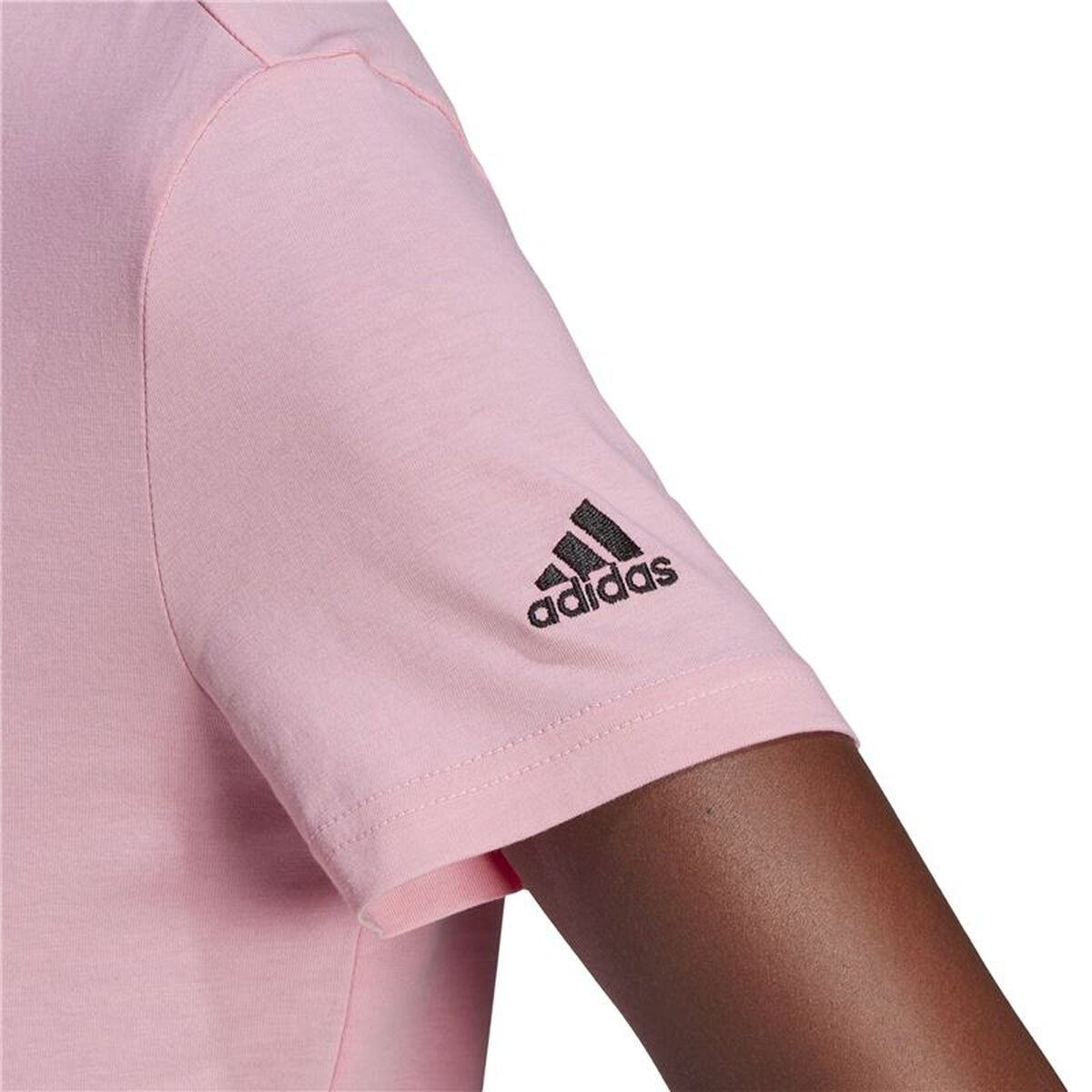 Γυναικεία Μπλούζα με Κοντό Μανίκι Adidas Ροζ
