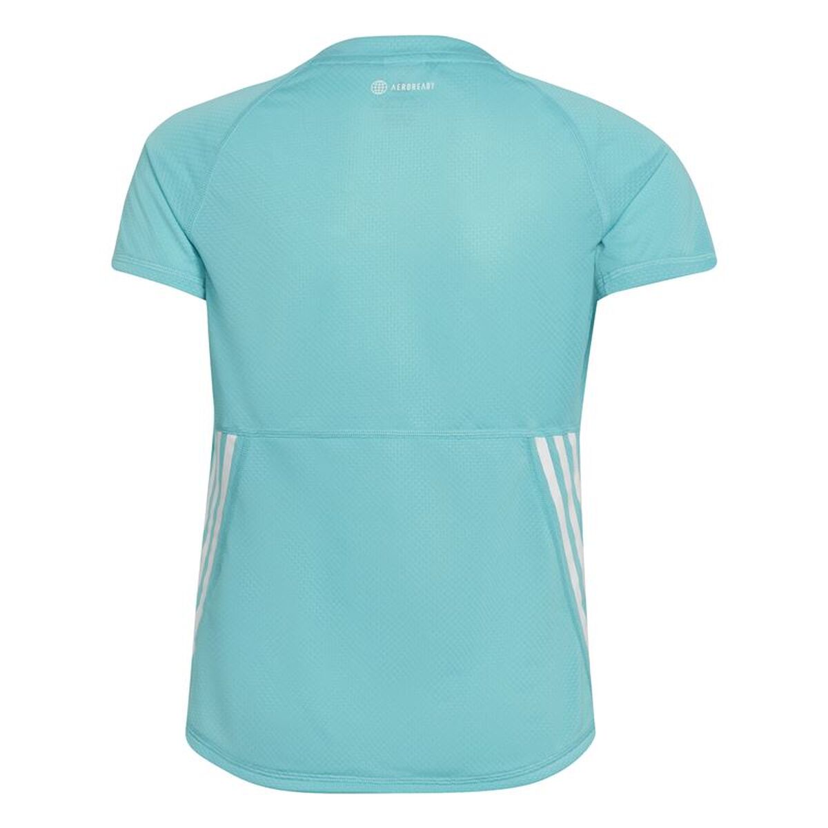 Παιδικό Μπλούζα με Κοντό Μανίκι Adidas AEROREADY Ακουαμαρίνης