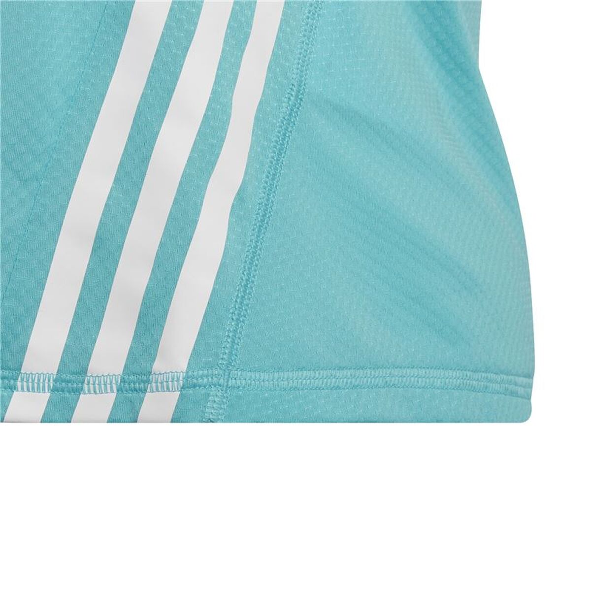 Παιδικό Μπλούζα με Κοντό Μανίκι Adidas AEROREADY Ακουαμαρίνης