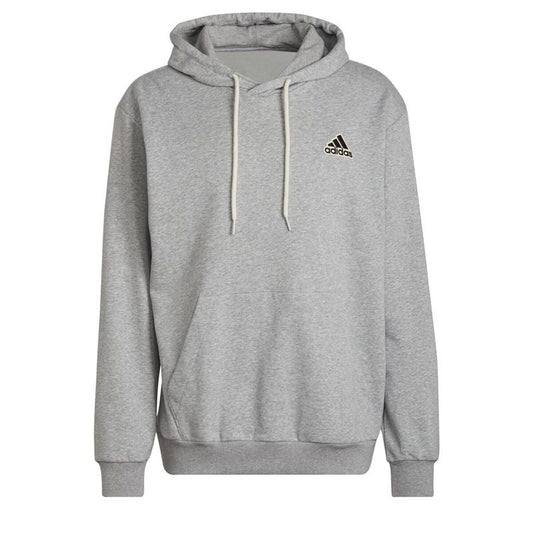 Ανδρικό Φούτερ με Κουκούλα Adidas Essentials Feelcomfy M Ανοιχτό Γκρι