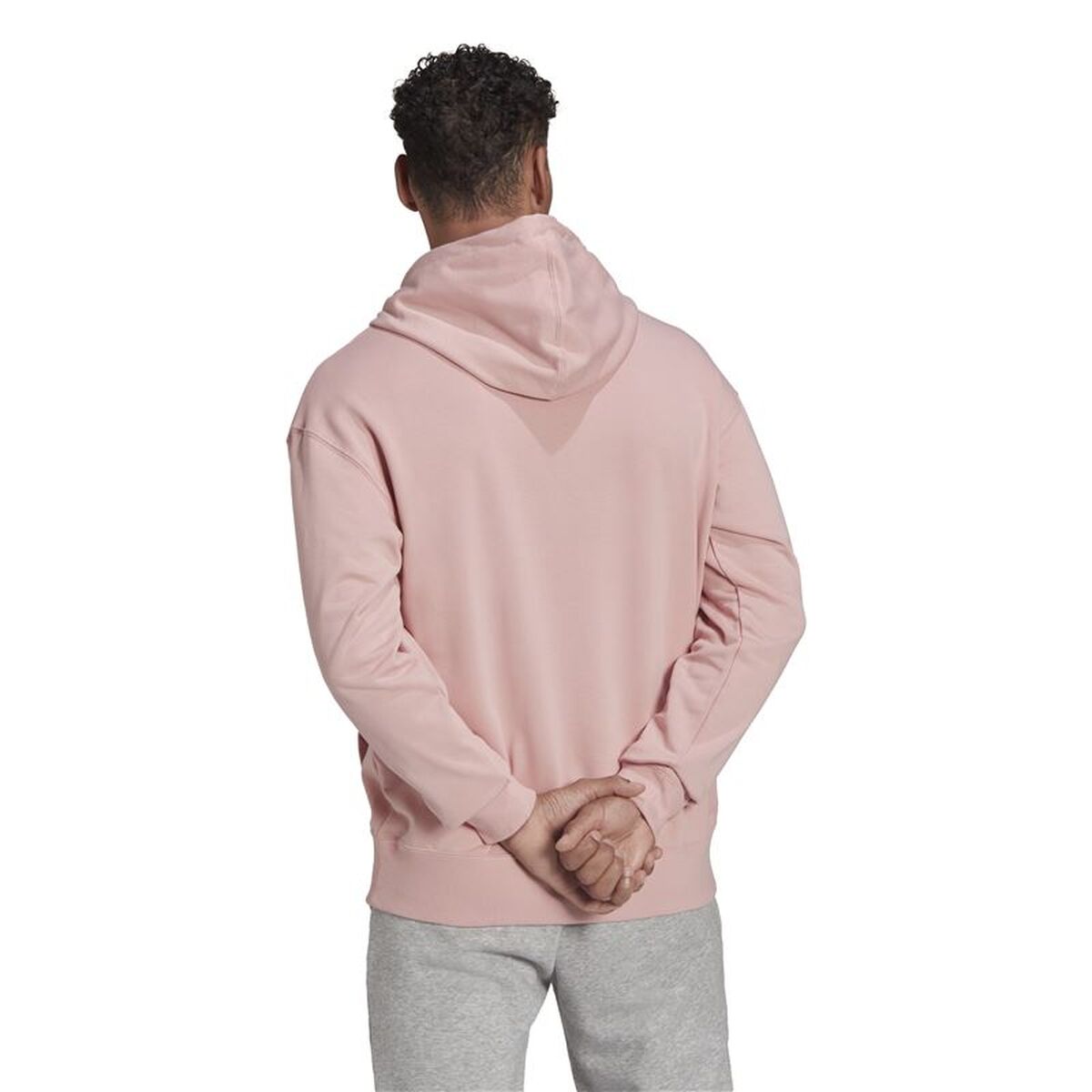 Ανδρικό Φούτερ με Κουκούλα Adidas Essentials M Ροζ