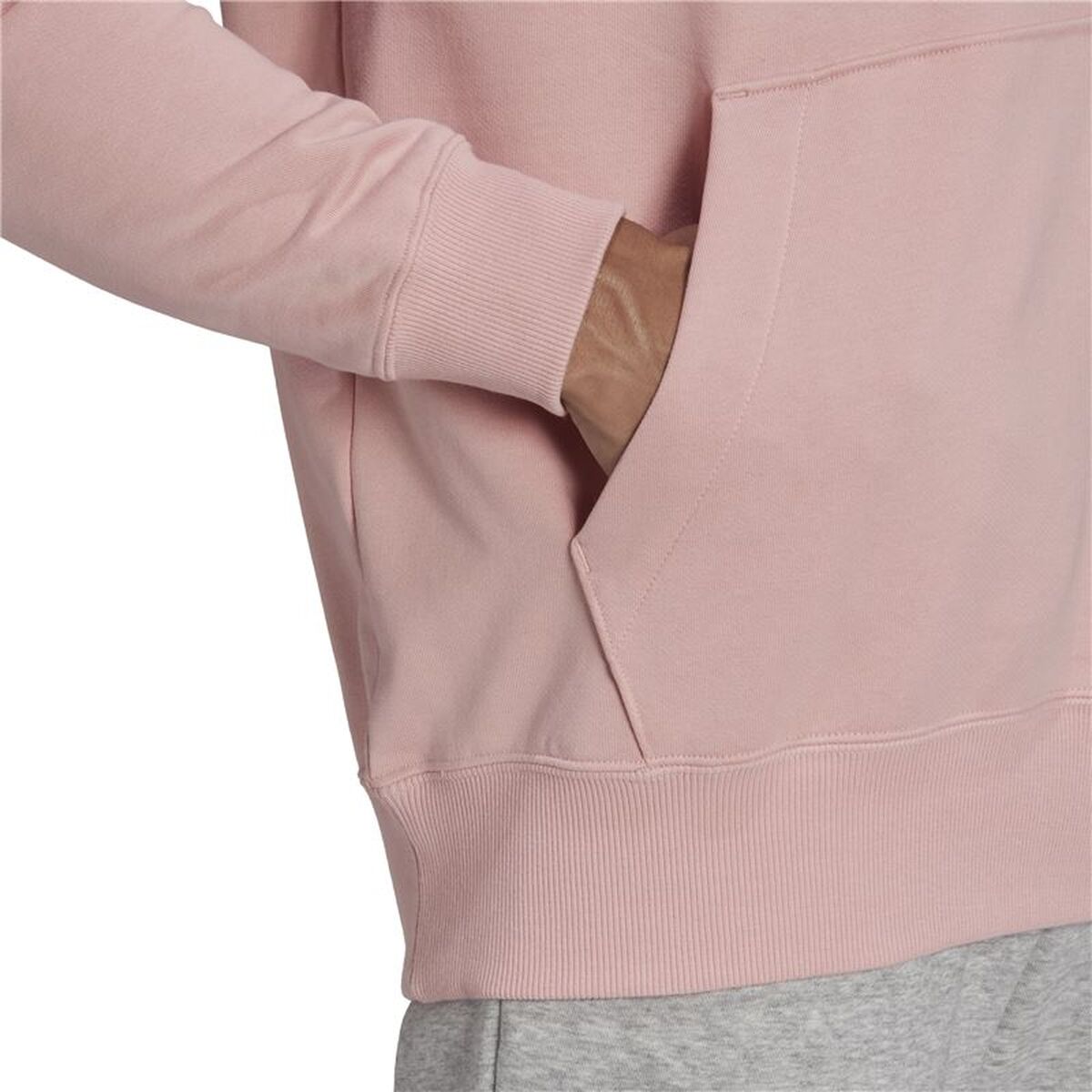 Ανδρικό Φούτερ με Κουκούλα Adidas Essentials M Ροζ
