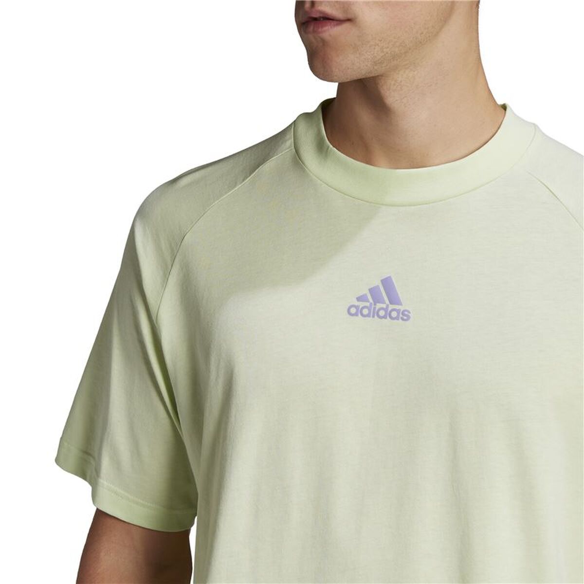 Ανδρική Μπλούζα με Κοντό Μανίκι Adidas Essentials brandlove Κίτρινο