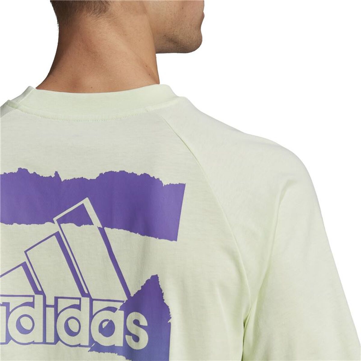 Ανδρική Μπλούζα με Κοντό Μανίκι Adidas Essentials brandlove Κίτρινο
