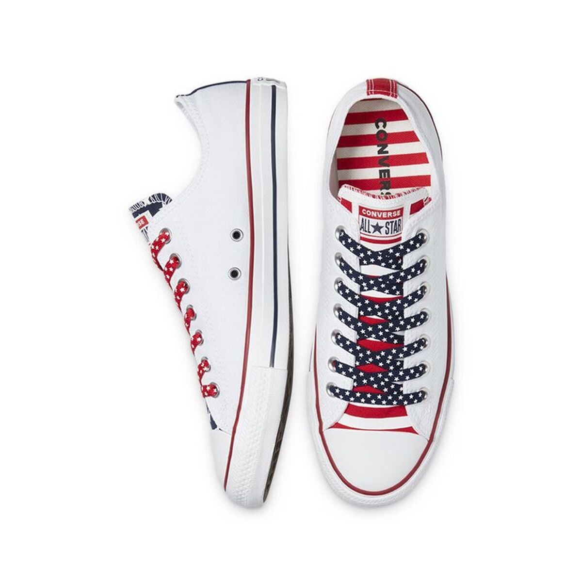 Παιδικά Aθλητικά Παπούτσια Converse Stars Stripes Chuck Taylor Λευκό