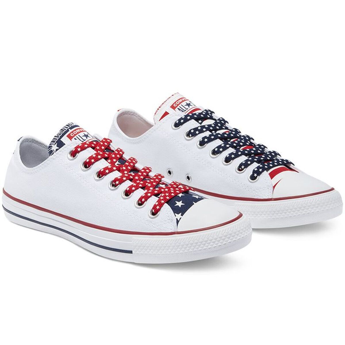 Παιδικά Aθλητικά Παπούτσια Converse Stars Stripes Chuck Taylor Λευκό