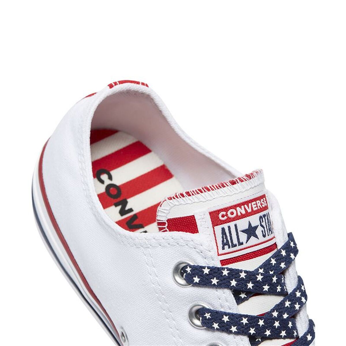 Παιδικά Aθλητικά Παπούτσια Converse Stars Stripes Chuck Taylor Λευκό