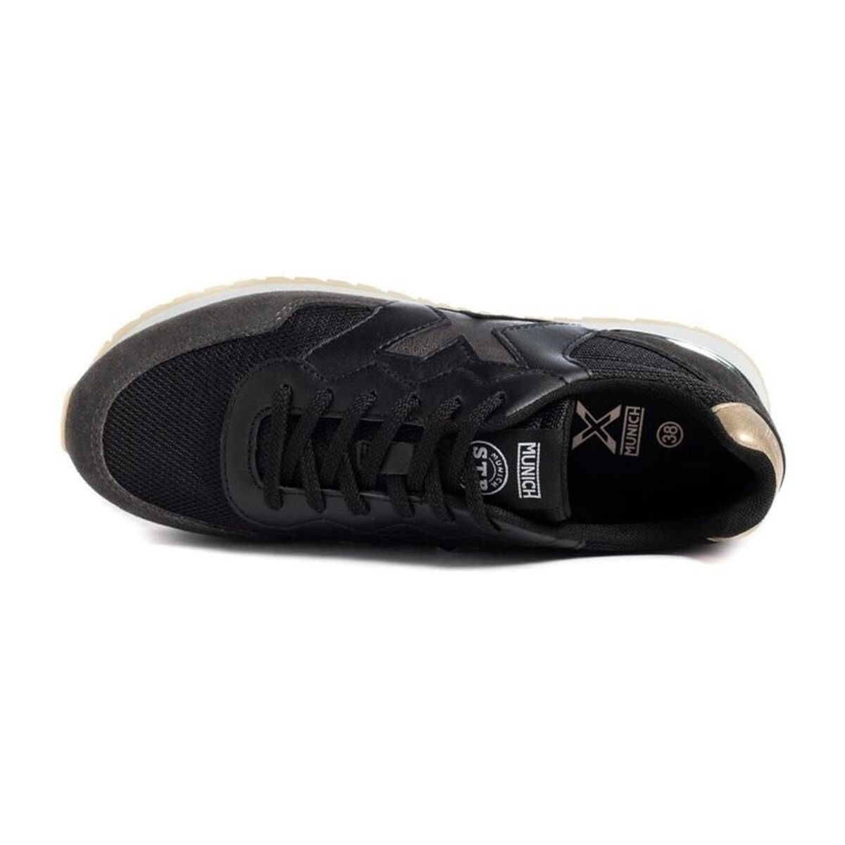Γυναικεία Casual Παπούτσια Munich Dash Pemium Laces 107 Μαύρο