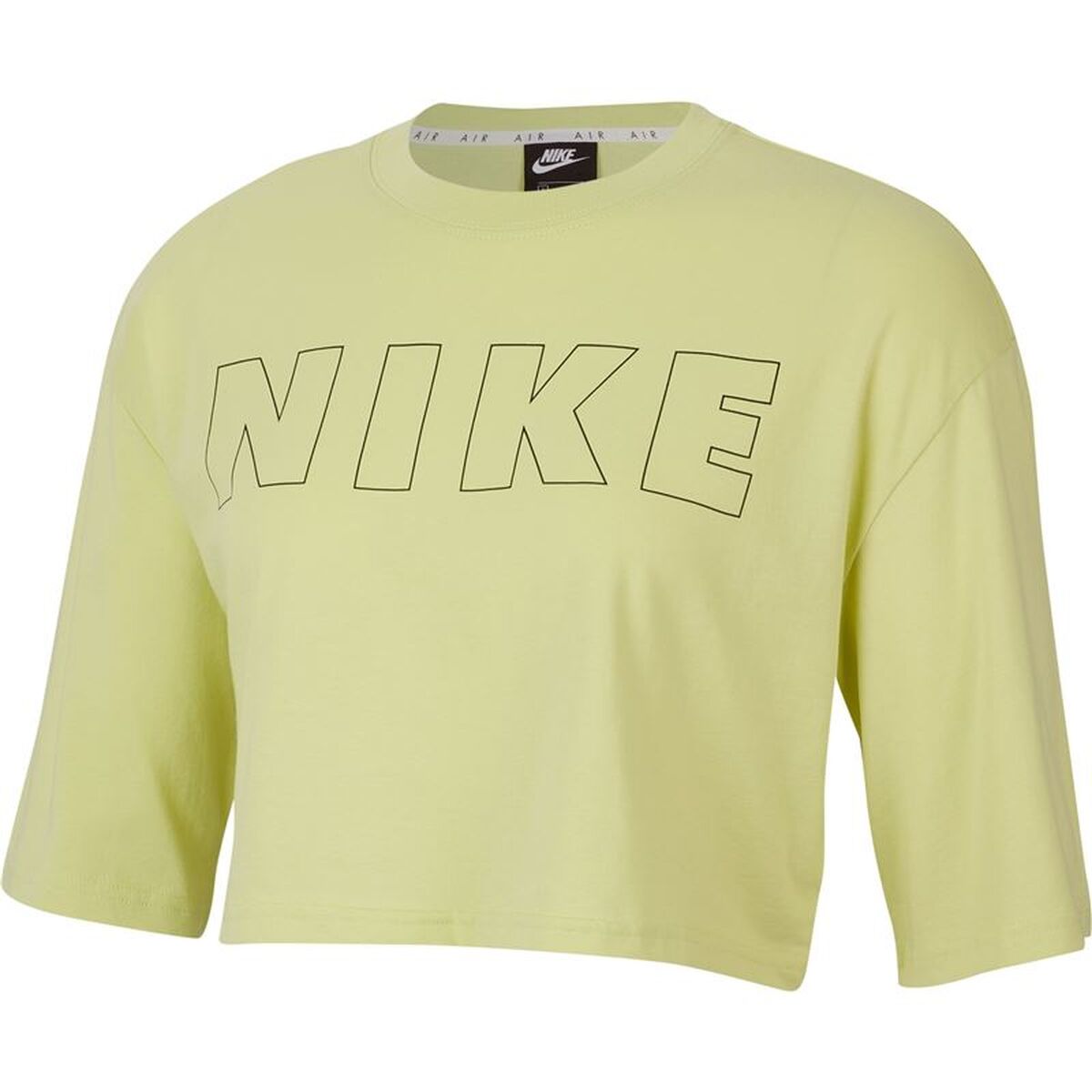 Γυναικεία Μπλούζα με Κοντό Μανίκι Nike Air Ανοιχτό Πράσινο
