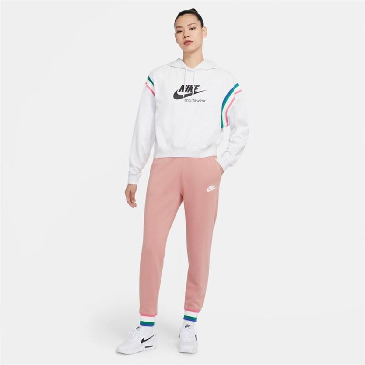 Μακρύ Αθλητικό Παντελόνι Nike Ροζ Γυναίκα