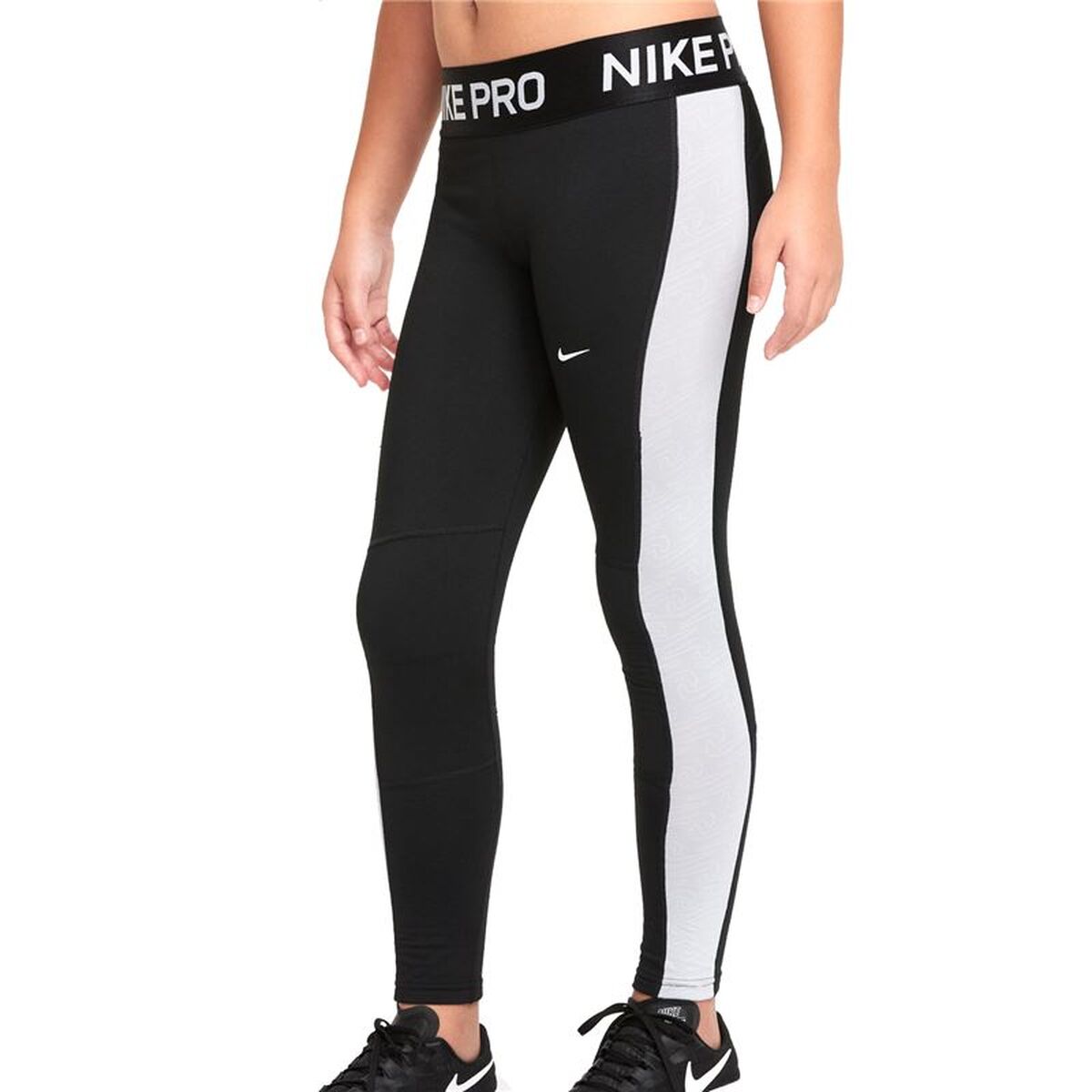 Αθλητικά Κολάν για Παιδιά Nike Dri-FIT Pro Warm Μαύρο