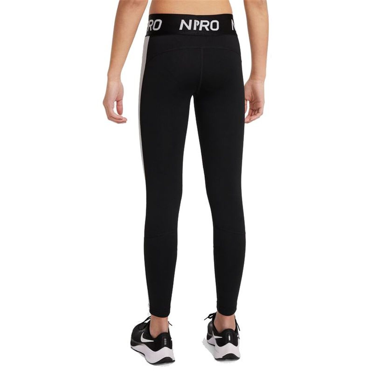 Αθλητικά Κολάν για Παιδιά Nike Dri-FIT Pro Warm Μαύρο