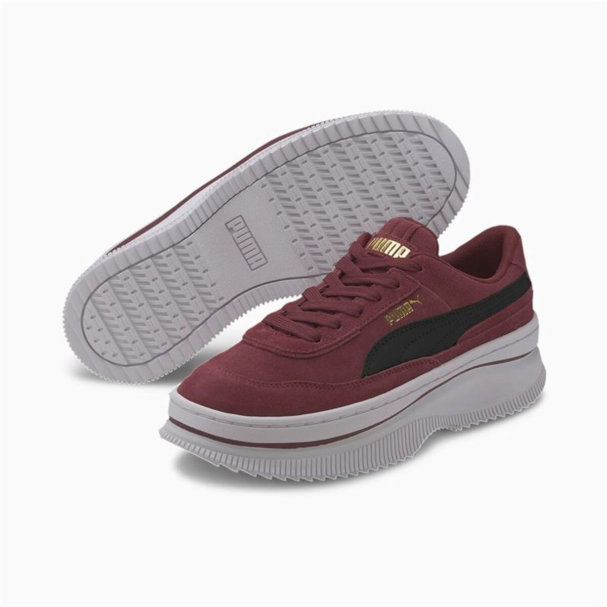 Γυναικεία Casual Παπούτσια Puma deva Suede Σκούρο Κόκκινο