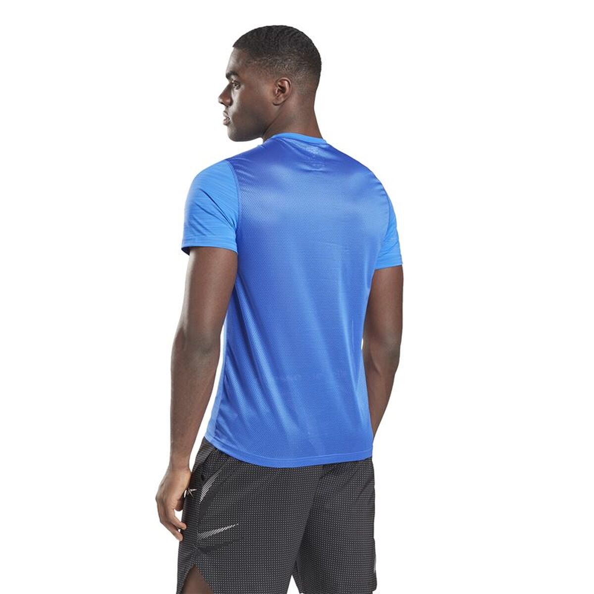 Ανδρική Μπλούζα με Κοντό Μανίκι Reebok Workout Ready Activchill Μπλε