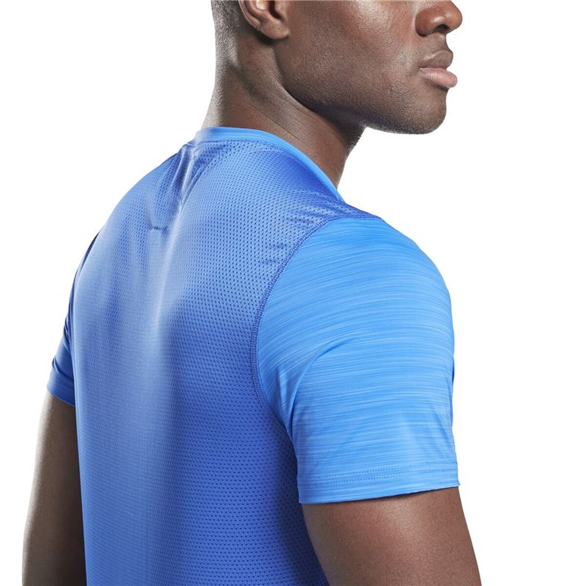 Ανδρική Μπλούζα με Κοντό Μανίκι Reebok Workout Ready Activchill Μπλε