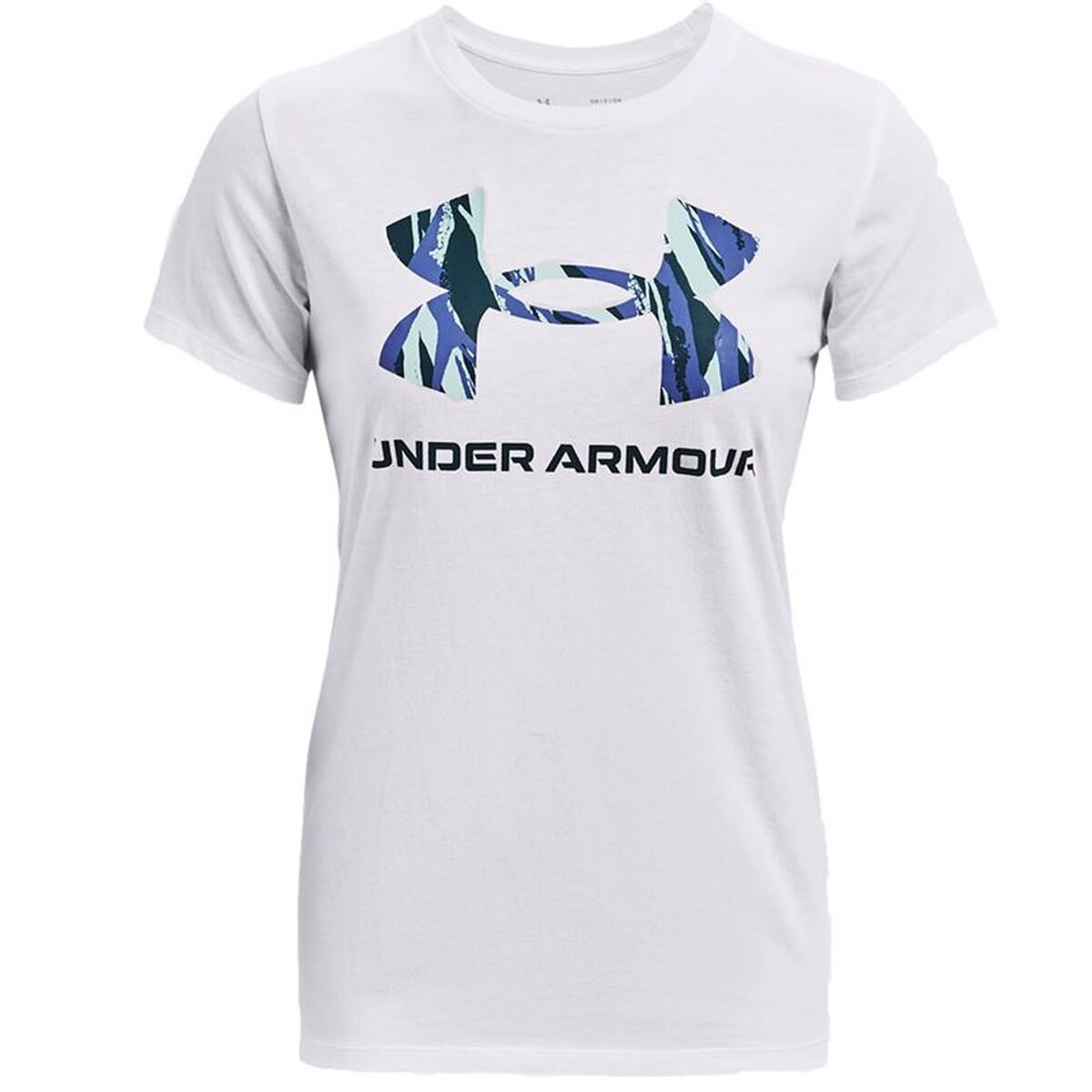 Ανδρική Μπλούζα με Κοντό Μανίκι Under Armour Λευκό