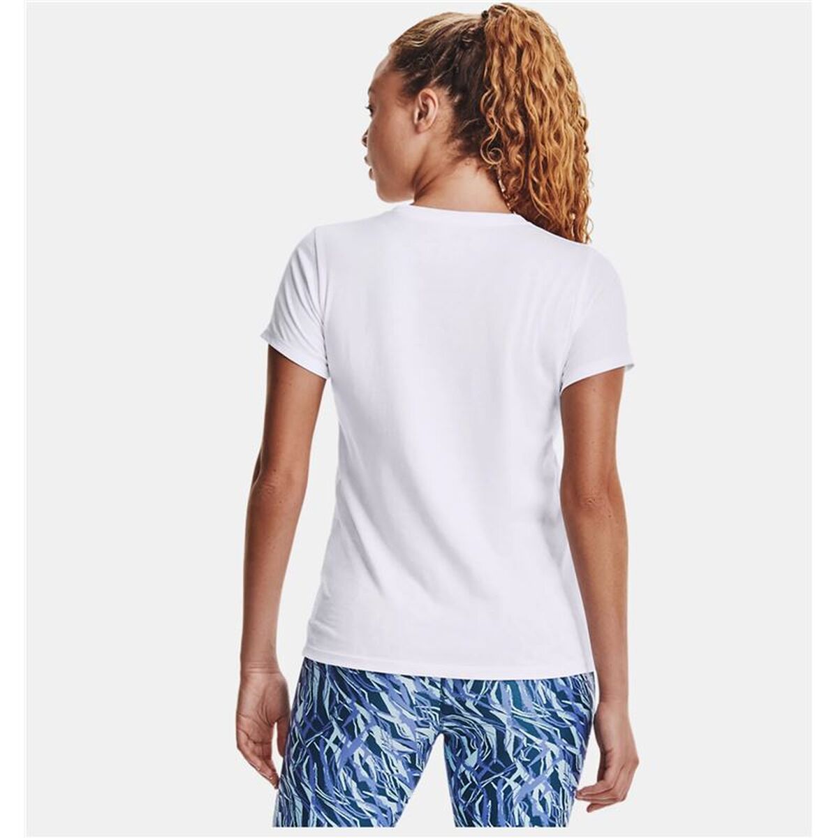 Ανδρική Μπλούζα με Κοντό Μανίκι Under Armour Λευκό