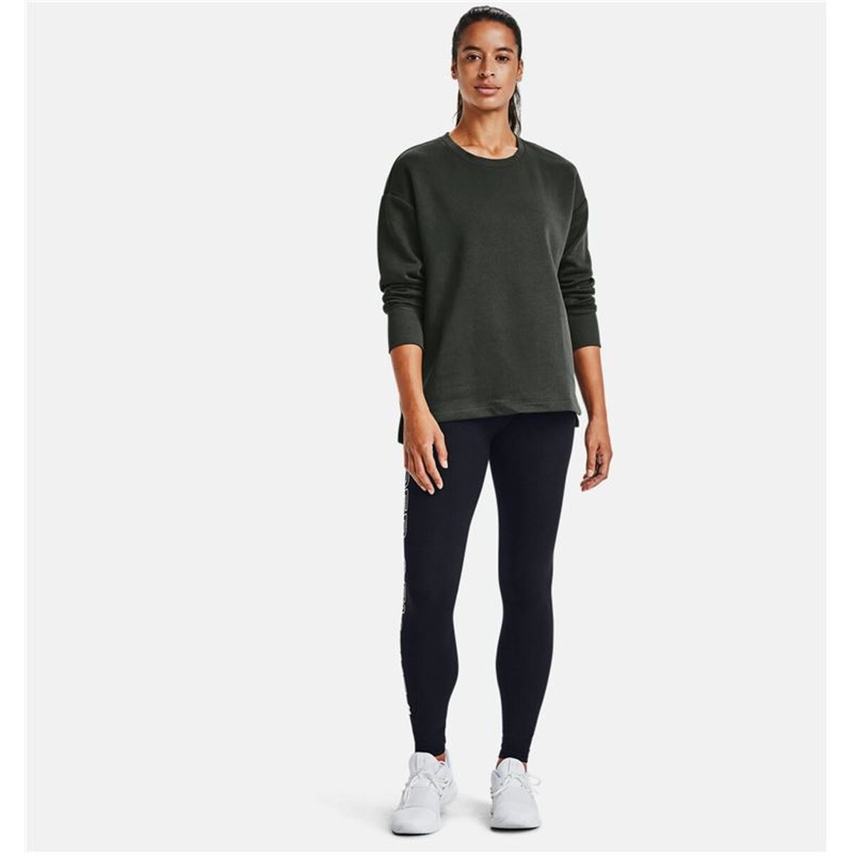 Αθλητικά Γυναικεία Κολάν Under Armour Favorite Wordmark Μαύρο