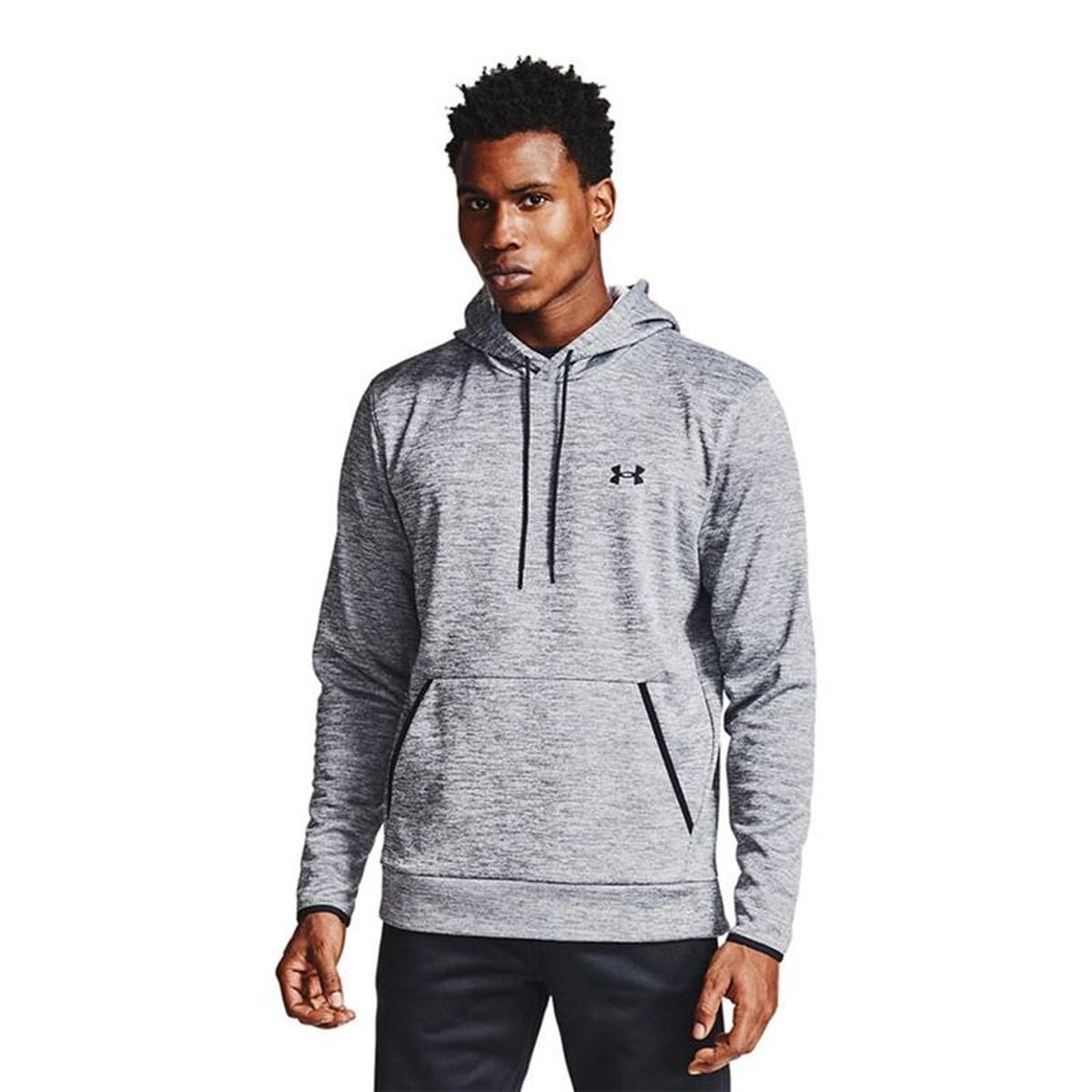 Ανδρικό Φούτερ με Κουκούλα Under Armour Fleece Twist Σκούρο γκρίζο