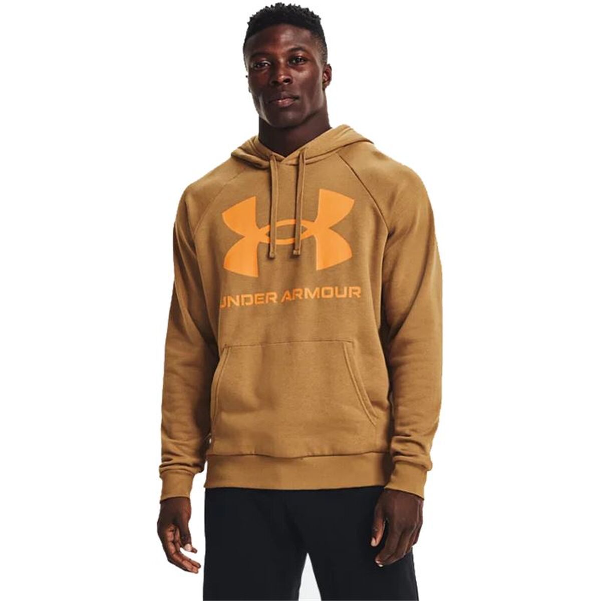 Ανδρικό Φούτερ με Κουκούλα Under Armour Rival Fleece Ώχρα