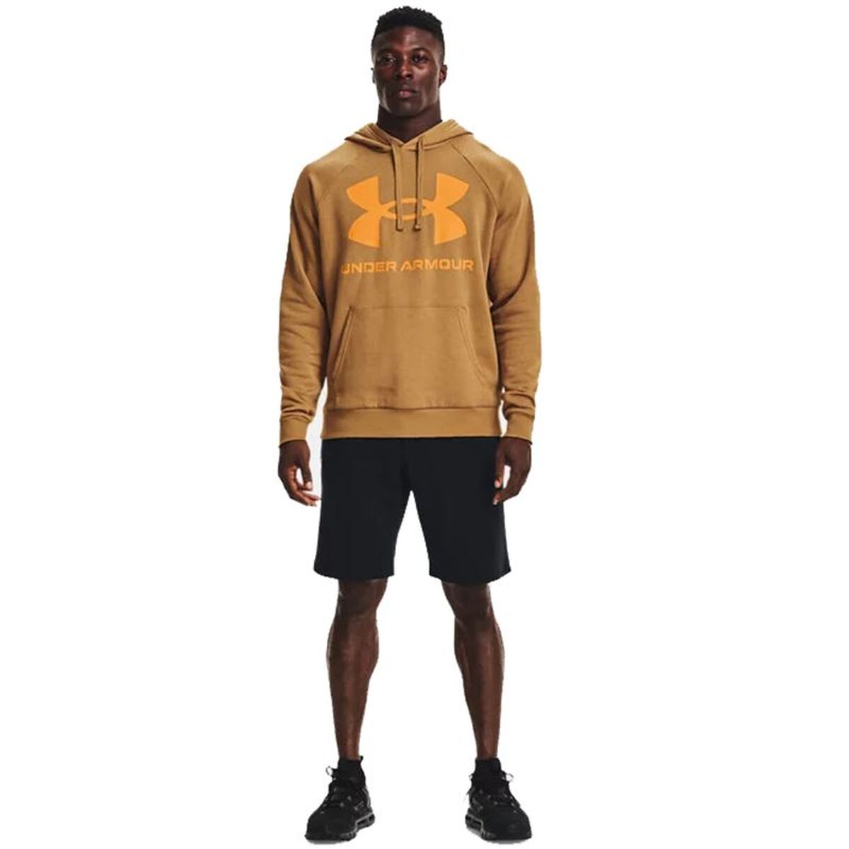 Ανδρικό Φούτερ με Κουκούλα Under Armour Rival Fleece Ώχρα