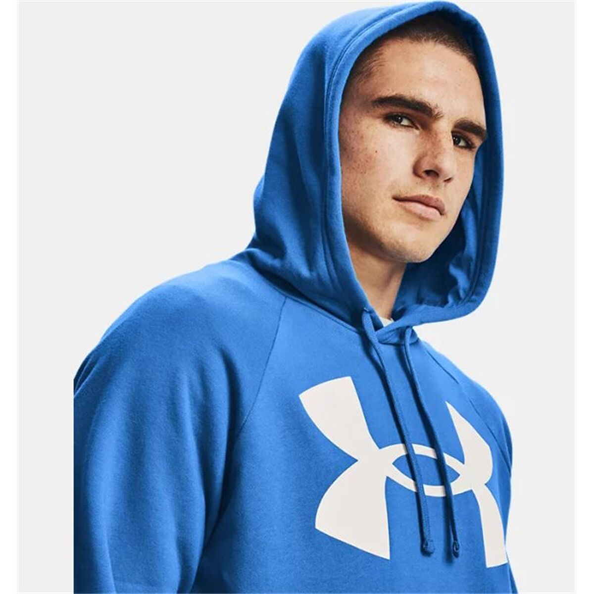 Ανδρικό Φούτερ με Κουκούλα Under Armour Rival Μπλε