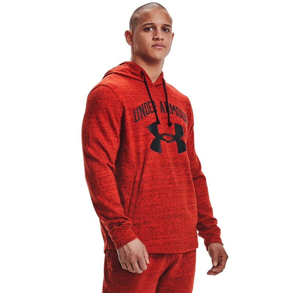 Ανδρικό Φούτερ με Κουκούλα Under Armour Rival Terry Κόκκινο