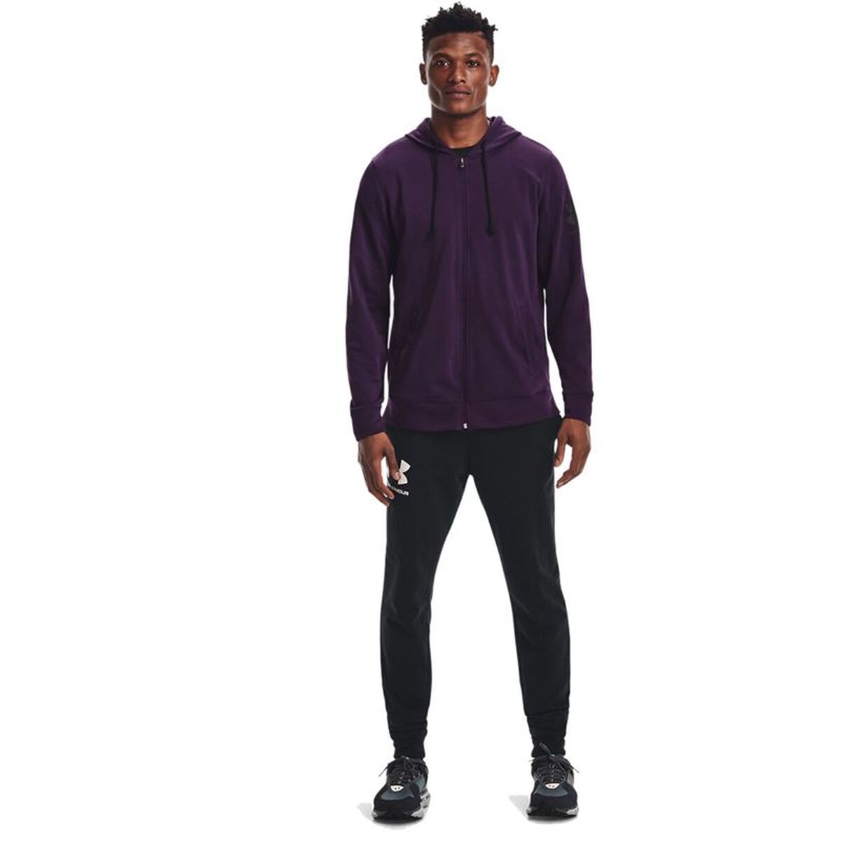 Ανδρικό Αθλητικό Mπουφάν Under Armour Rival Terry Maτζέντα