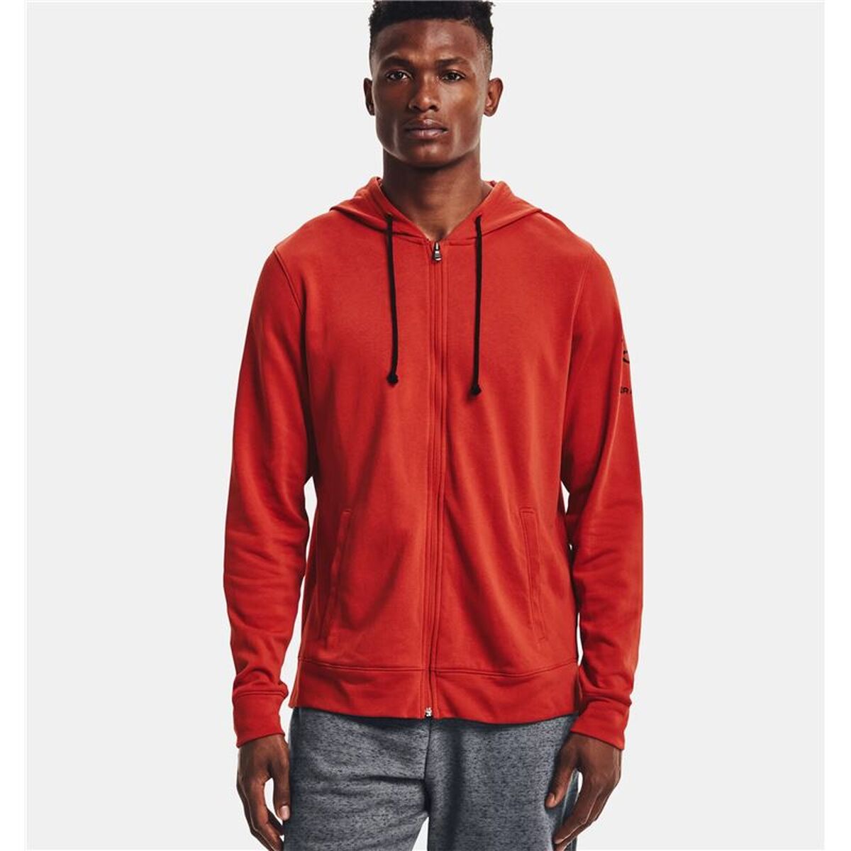Ανδρικό Αθλητικό Mπουφάν Under Armour Rival Terry Man Κόκκινο